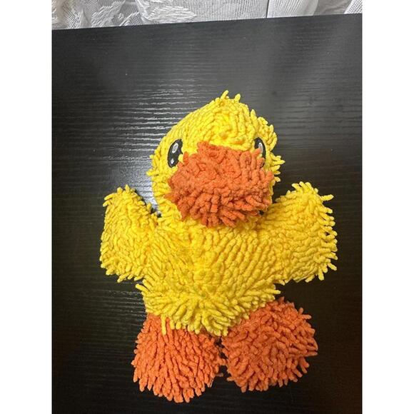 Other - Plush Yellow Duck Dog Toy with Squeaker – Soft & Durable